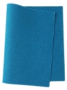 100% merino gyapjúfilc - Középkék - 20x30 cm